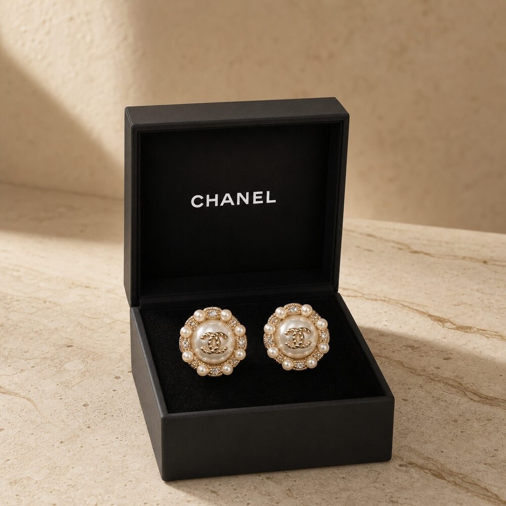 CHANEL Classic Parisian Earrings Style 41 | New with Box - Picture 7 of 9